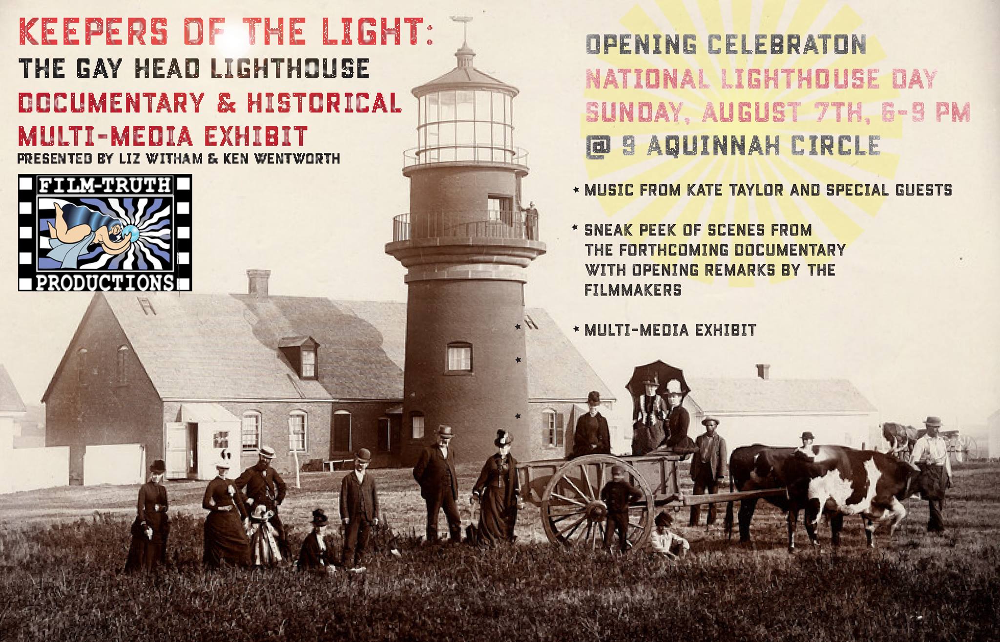 Gay Head Lighthouse exhibit invite